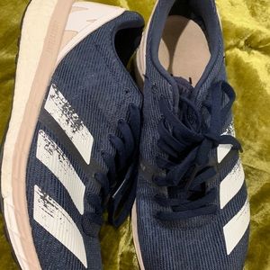 ADIDAS BOSTON WOMENS SNEAKERS NAVY PINK WHITE 7.5